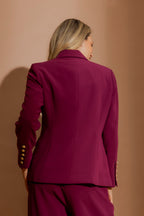 Raspberry Euro Sisca Blazer