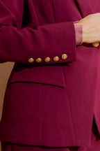 Raspberry Euro Sisca Blazer