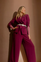 Raspberry Euro Sisca Blazer