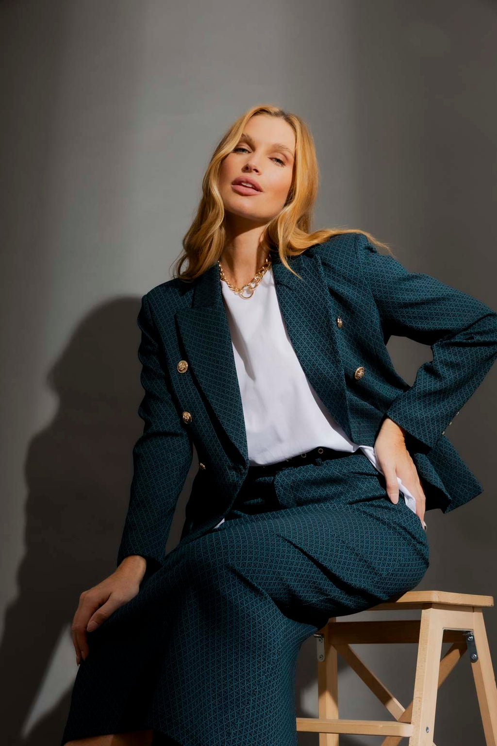 Jade Diamond Midi Sisca Blazer