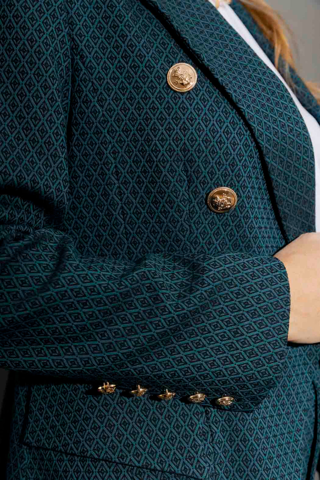 Jade Diamond Midi Sisca Blazer