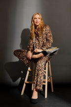 Tan Animal Asana Shirt Tan Animal