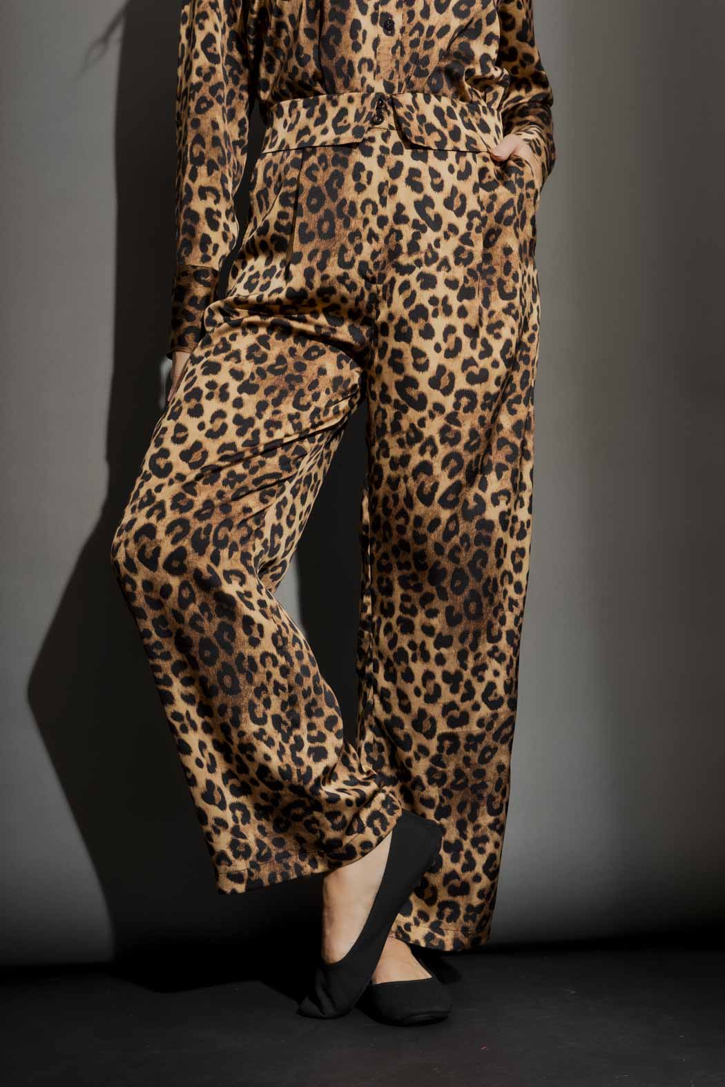 Tan Animal Paperbag Pant Tan Animal