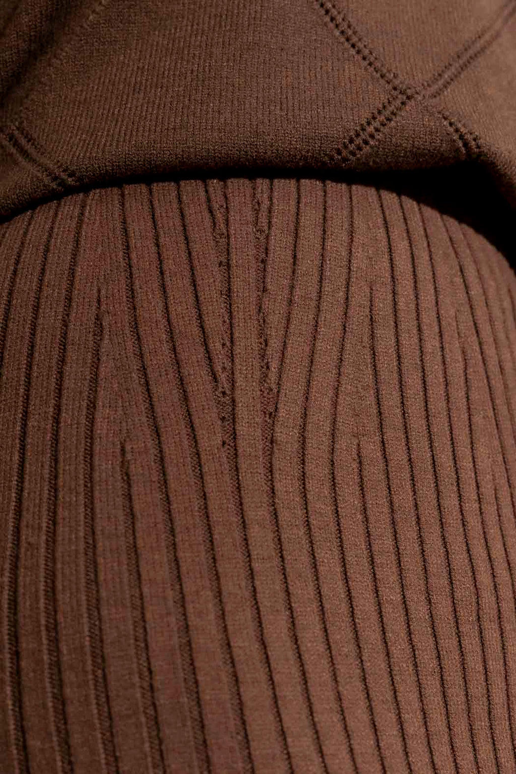 Cocoa Rib Knit Skirt Cocoa S