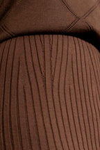 Cocoa Rib Knit Skirt Cocoa S