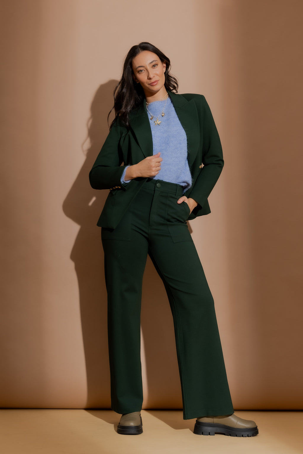 Forest Ponte Pocket Pant
