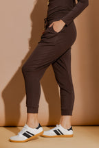 Nutmeg Tencel Slouch Pant