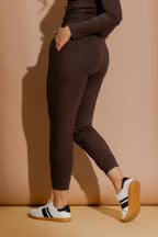 Nutmeg Tencel Slouch Pant