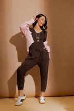 Nutmeg Tencel Slouch Pant