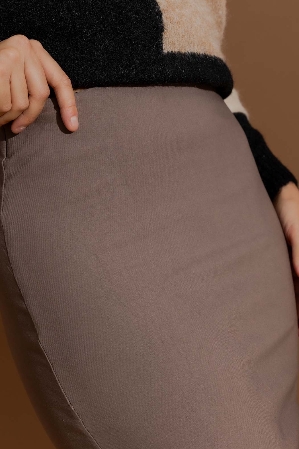 Taupe Strong Hold Tube Skirt