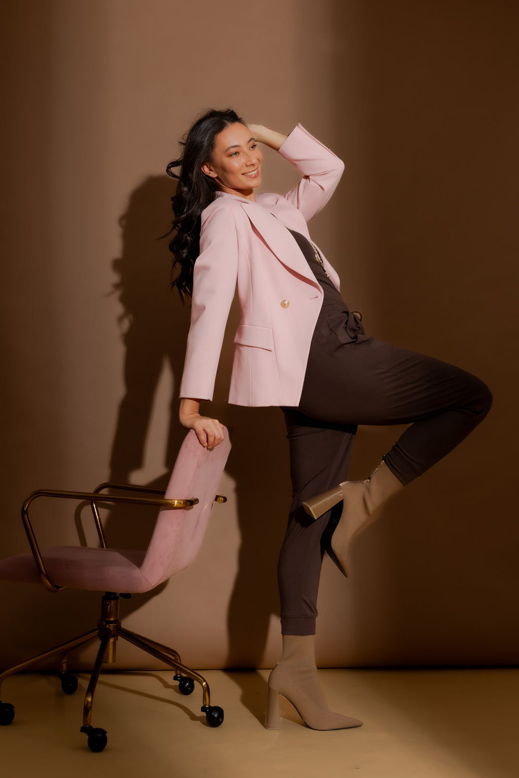Pink Ponte Sisca Blazer