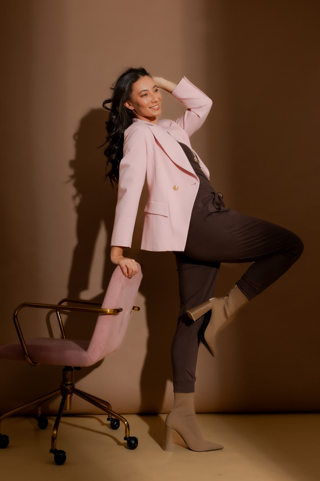 Pink Ponte Sisca Blazer