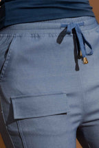 Chambray Cargo Pant