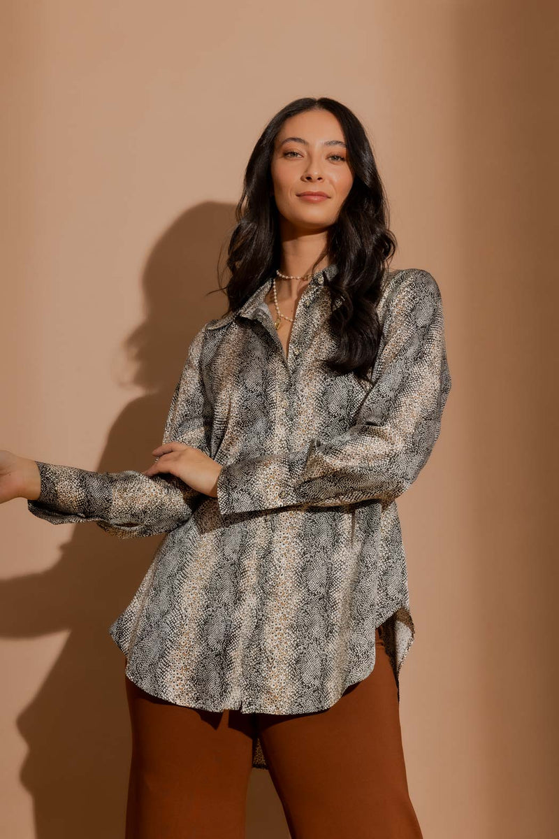 Snake Silky Asana Shirt