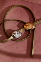 Mixed Metals Double Dome Belt Mixed Metals O/S