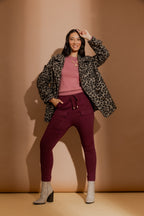 Wine Cargo Jogger Pant