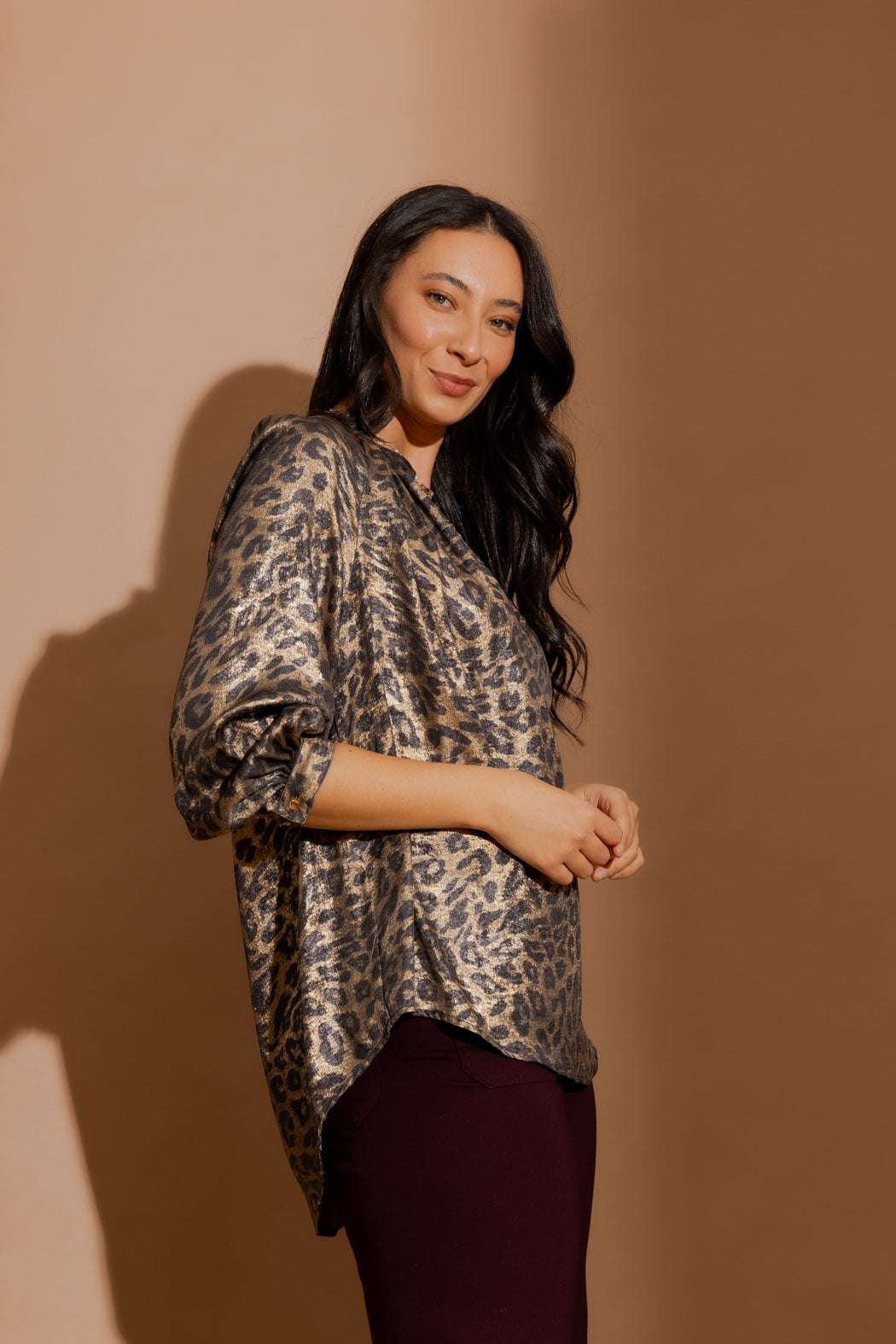 Gold Animal Athena Blouse