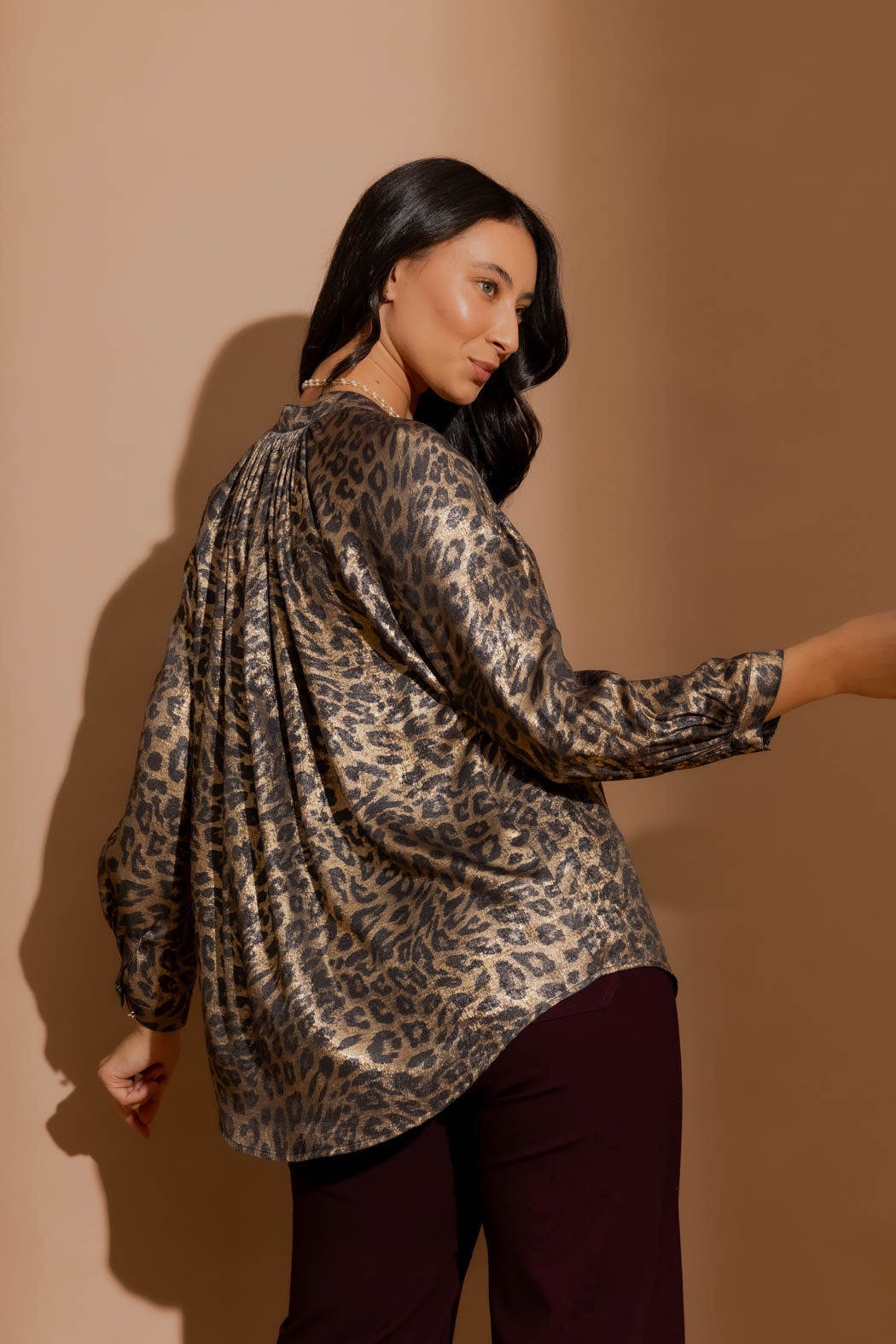 Gold Animal Athena Blouse