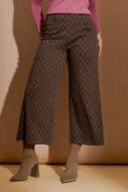 Mocha Check Jet Culotte Mocha Check