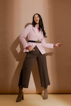 Mocha Check Jet Culotte Mocha Check