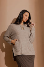 Oatmeal Textured Raglan Hoodie