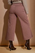 Plum Check Jet Culotte