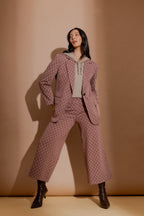 Plum Check Jet Culotte