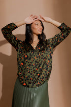 Khaki Animal Brit Blogger Shirt Khaki Animal