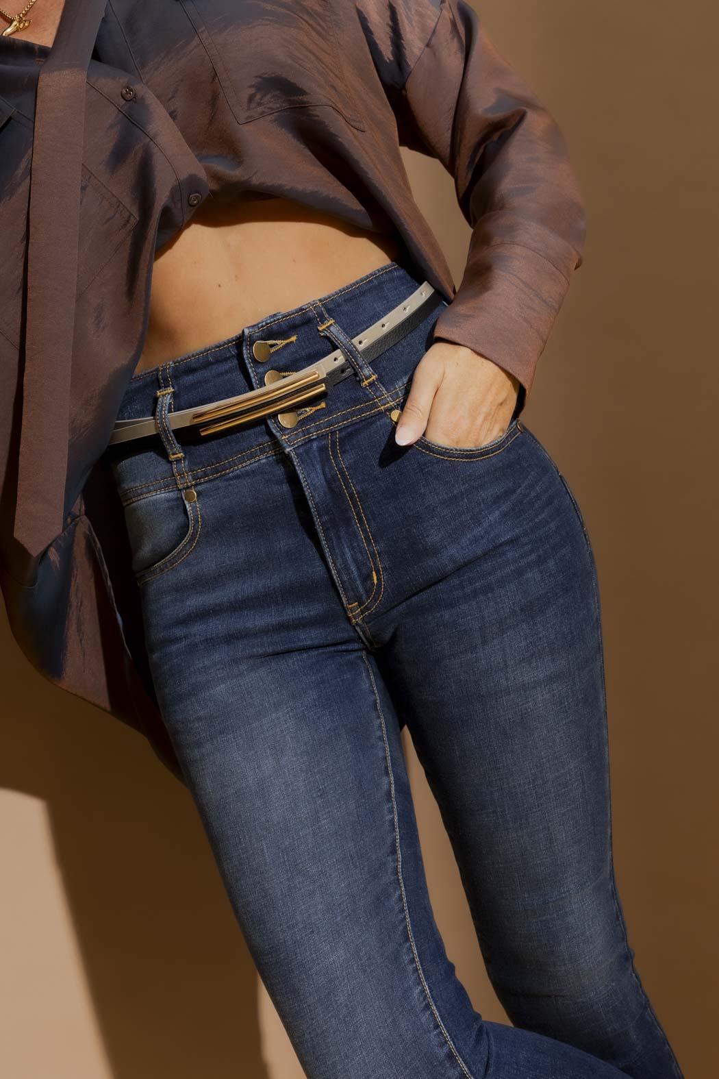 Dark Denim Corset Miracle Jean Dark Denim
