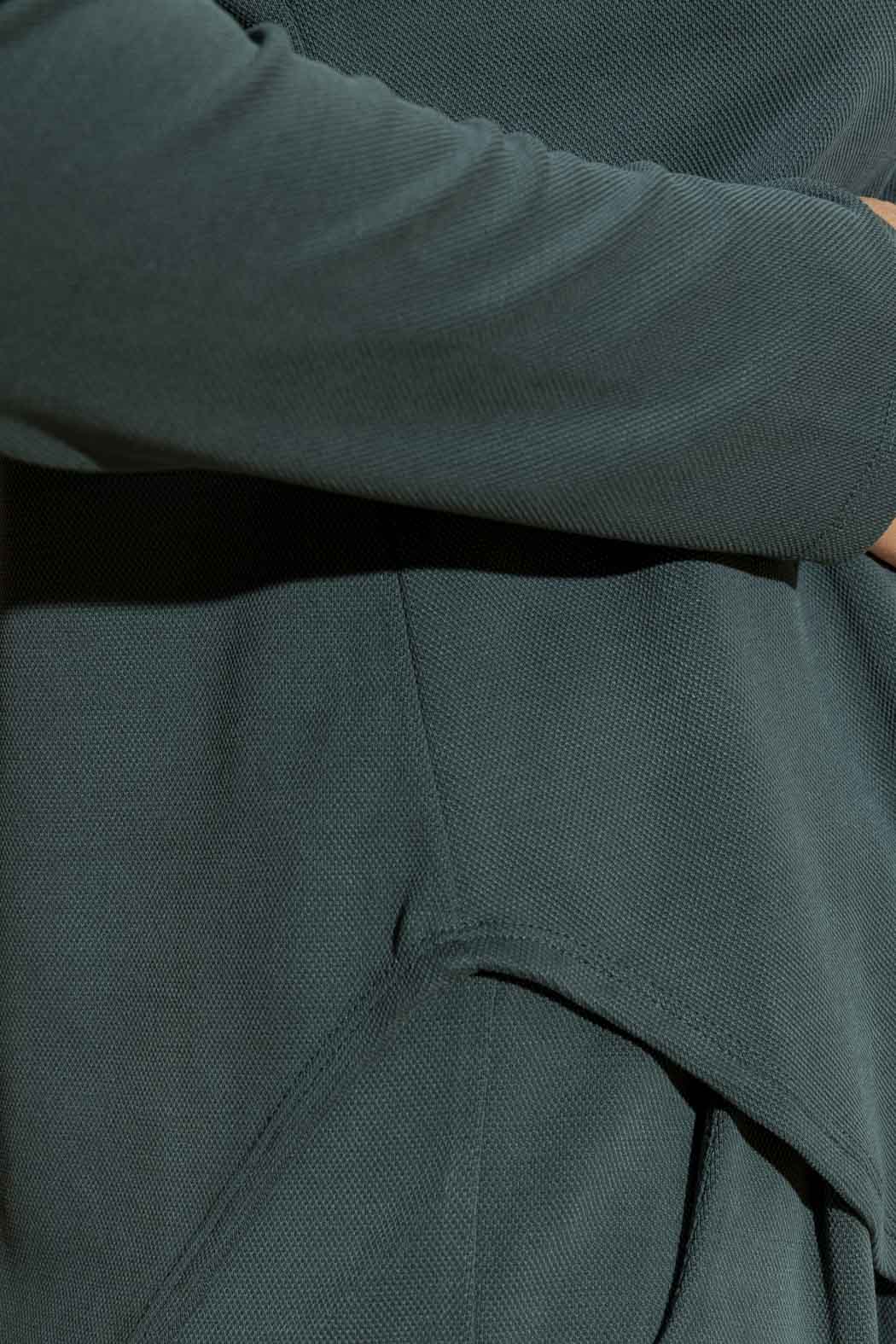 Teal Lux Knit Crew Neck Top