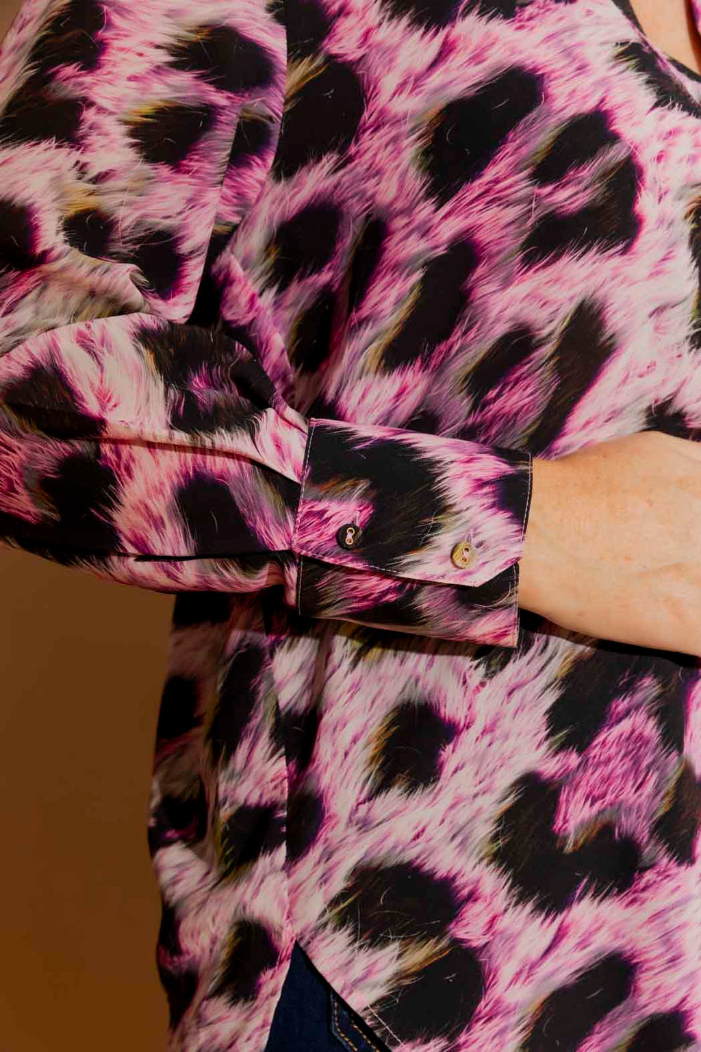 Pink Animal Blogger Shirt Pink Animal