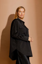 Black Shot Silky Blake Shirt