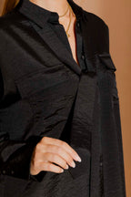 Black Shot Silky Blake Shirt