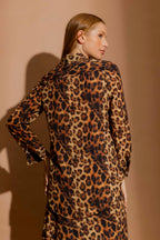 Tan Leopard Asana Shirt Tan Leopard
