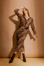 Tan Leopard Asana Shirt Tan Leopard