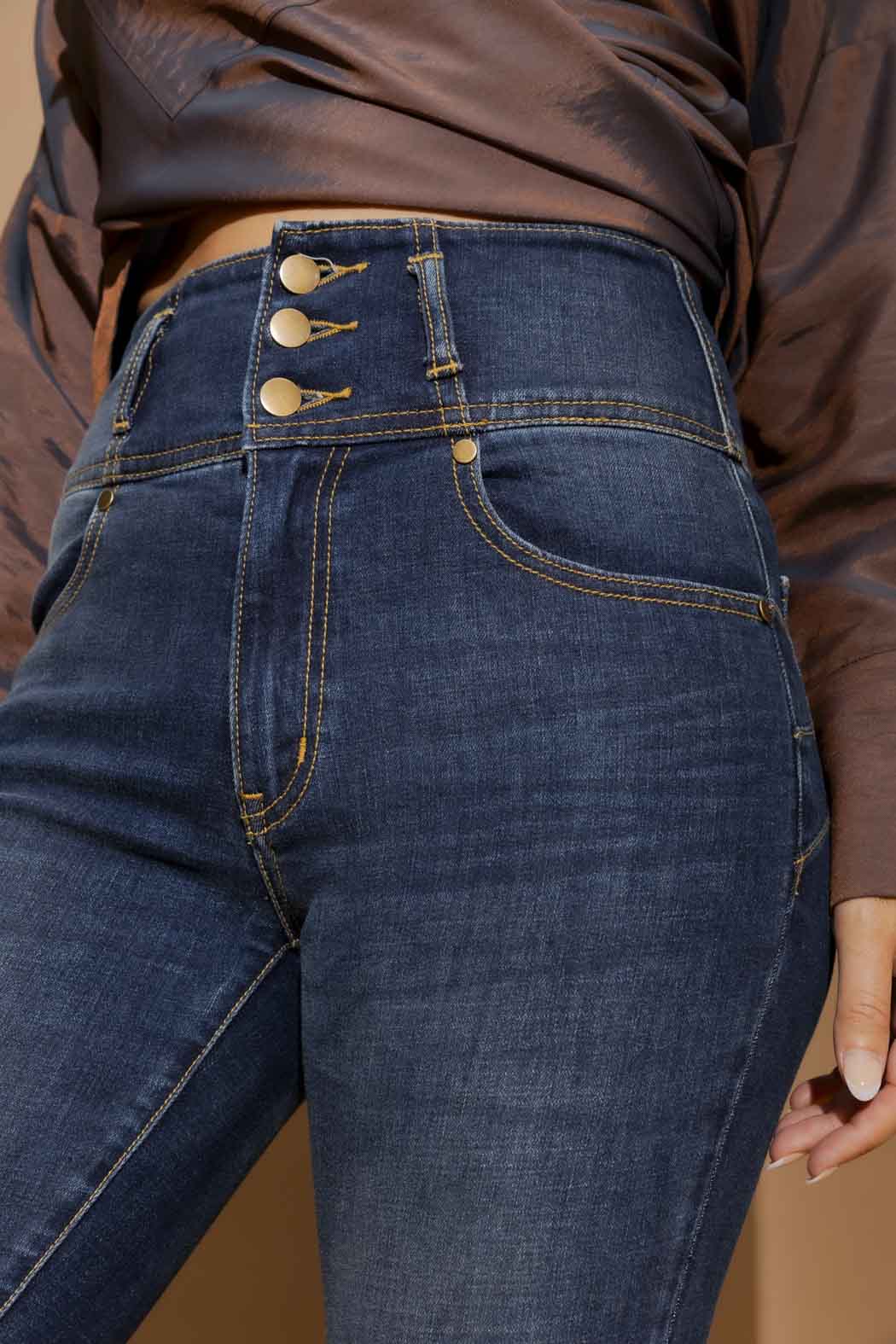 Dark Denim Corset Miracle Jean Dark Denim