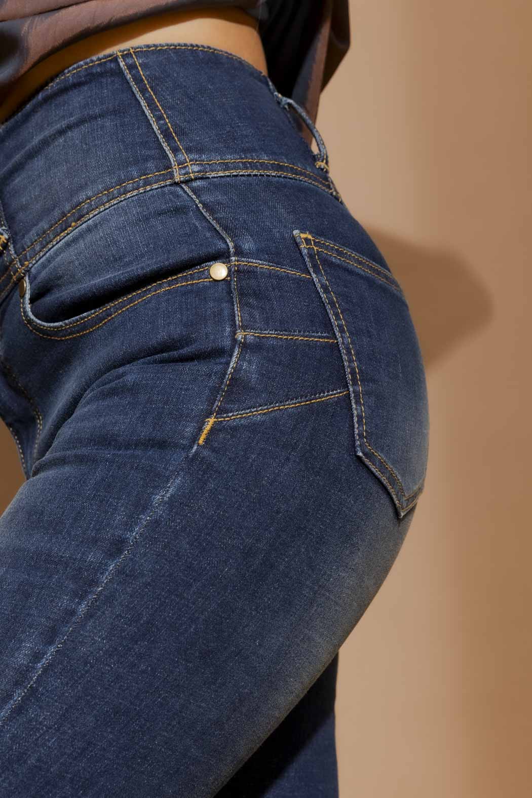 Dark Denim Corset Miracle Jean Dark Denim