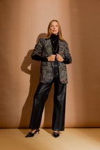 Black Fine Knit Roll Neck Jumper Black S