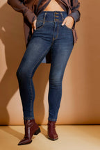 Dark Denim Corset Miracle Jean Dark Denim