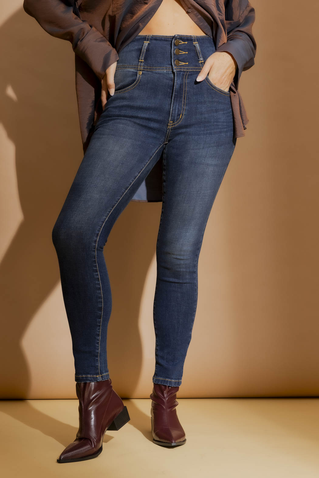Dark Denim Corset Miracle Jean Dark Denim