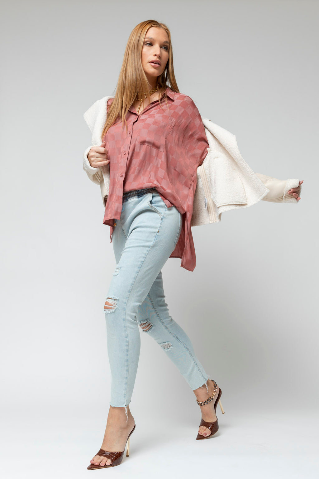 Sienna Everyday Silky Shirt - Final Sale