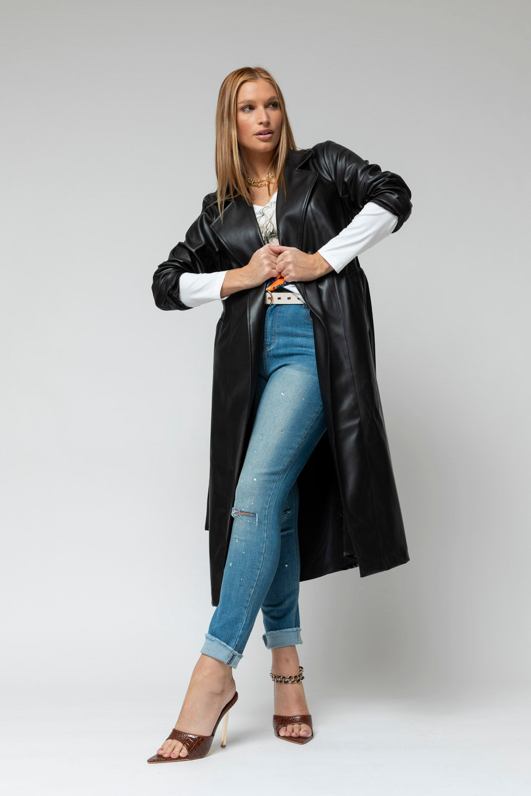 Black Ultra Trench Coat