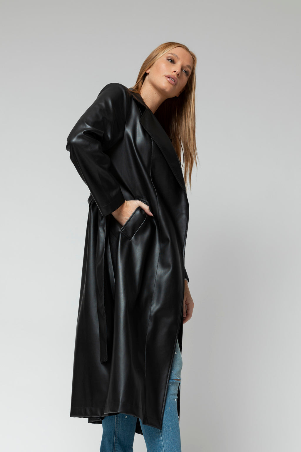Black Ultra Trench Coat