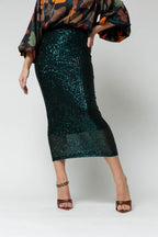 Jade Sequin Skirt - SALE