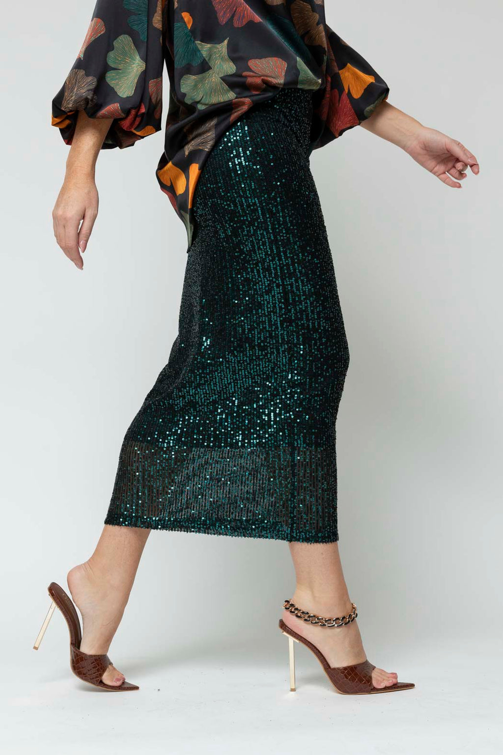 Jade Sequin Skirt - SALE