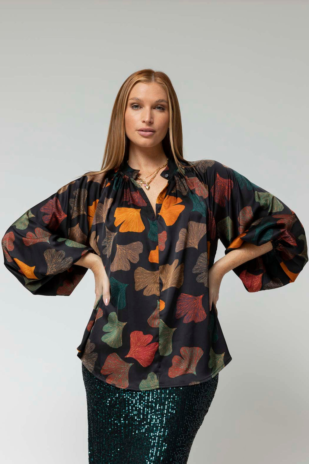 Black Leaf Bailey Blouse