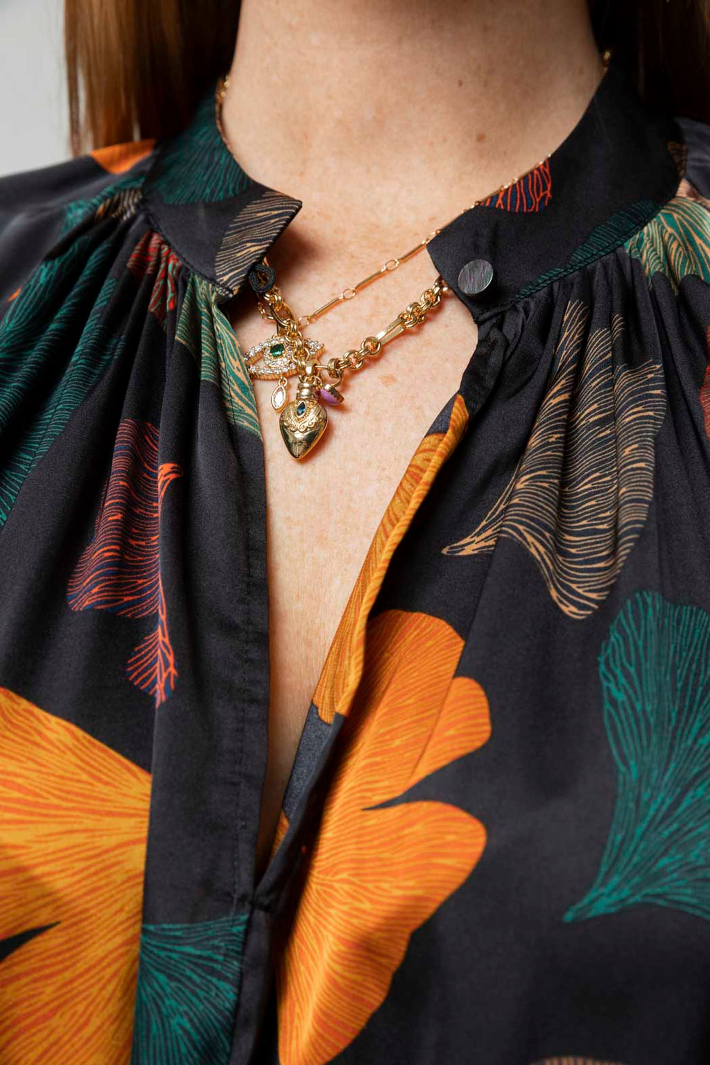 Black Leaf Bailey Blouse