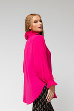 Pink Double Frill Blouse