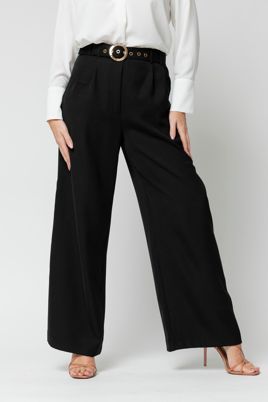 Black Shimmer Cleo Pant