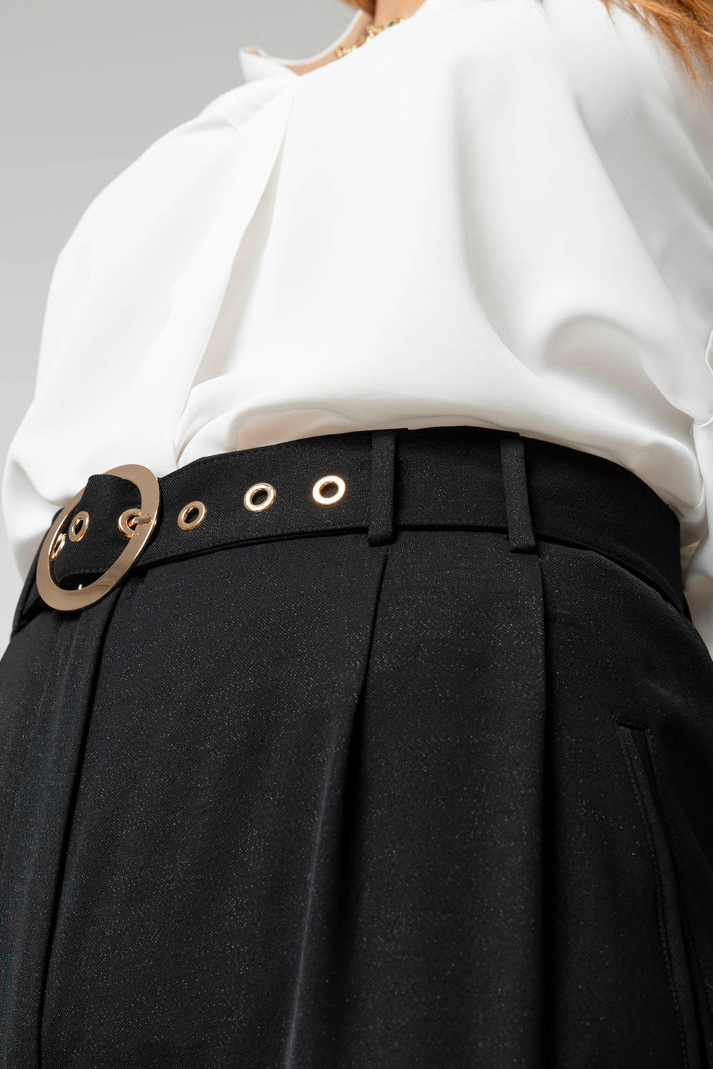 Black Shimmer Cleo Pant